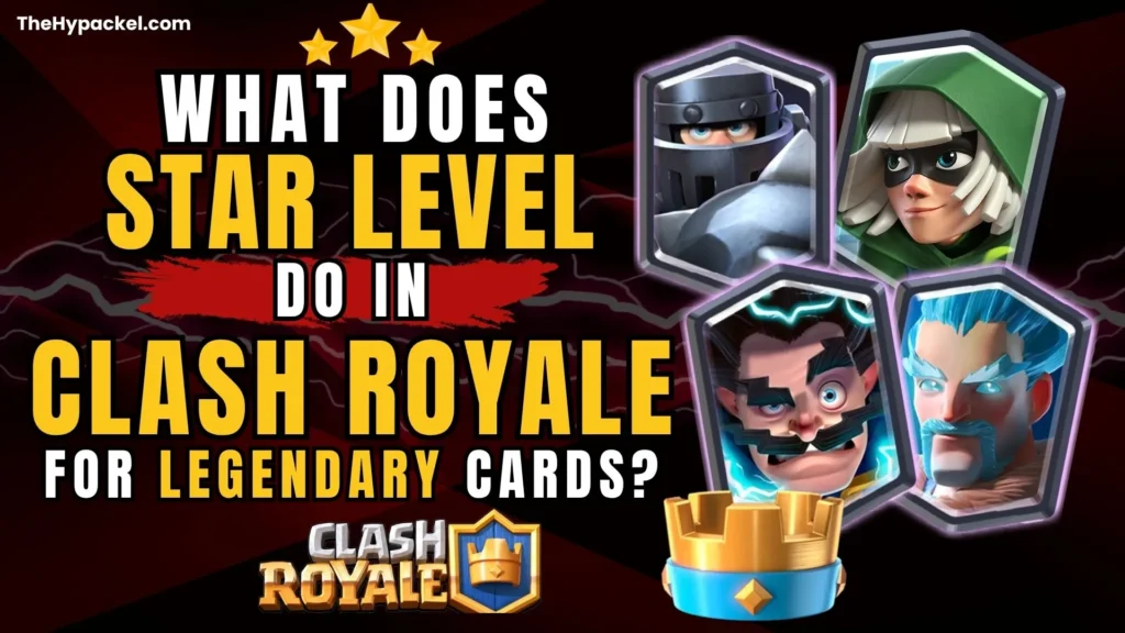 Clash Royale Legendary cards including Mega Knight, Bandit, Electro Wizard, and Ice Wizard