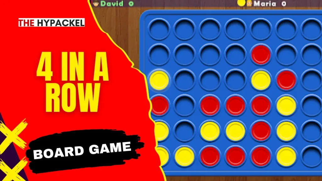 4 in a Row two player board game screenshot