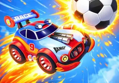 Rocket Soccer Ball Car League game