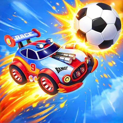 Rocket Soccer Ball Car League game